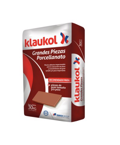 Klaukol Grandes Piezas Porcelanato  X 30 Kg