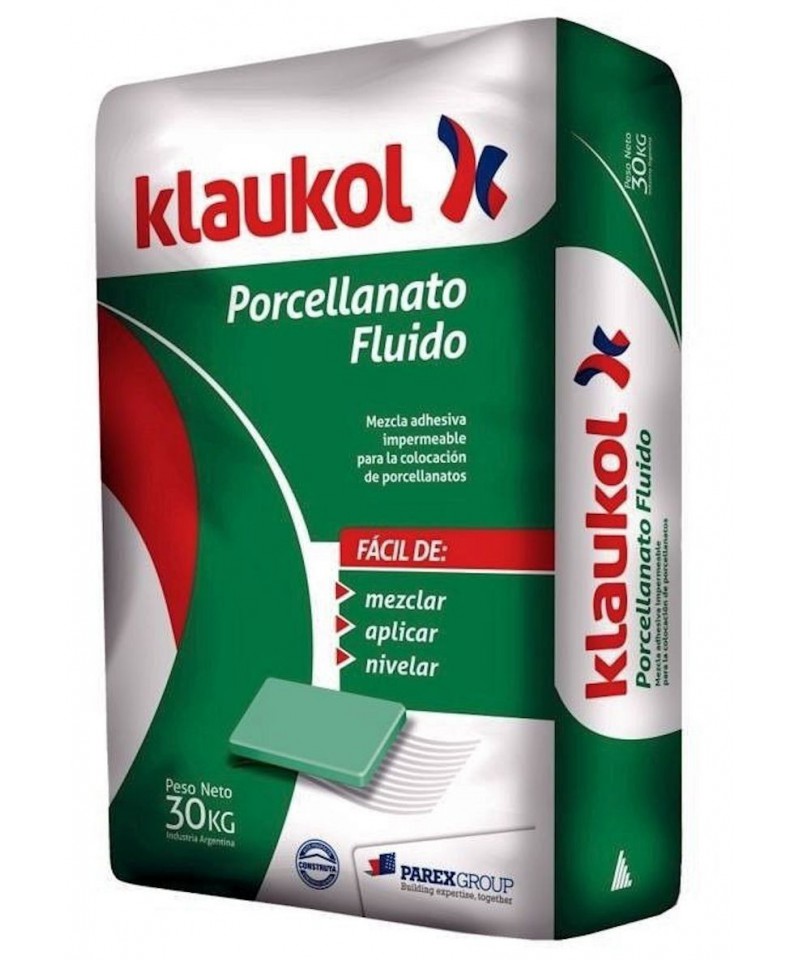 Klaukol Porcelanato Fluido X 30 Kg `premium`