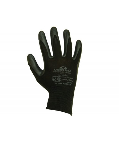 Guante Stretch Bañado Nylon-nitrilo Negro