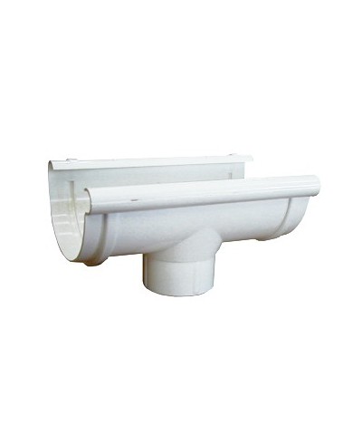 Embudo Canaleta Pvc Blanco   "tigre"