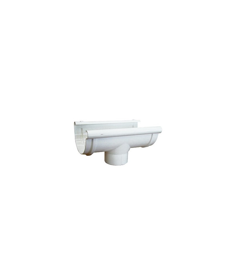 Embudo Canaleta Pvc Blanco   "tigre"
