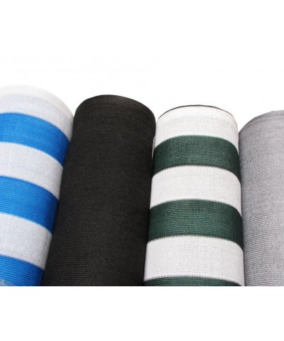Media Sombra Celeste Y Blanca 80% - 4.20 X 50 Mts