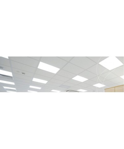 Placa De Yeso Con Pvc Visto  Y Sellado Papel Aluminio  0.7  X 603 X 603