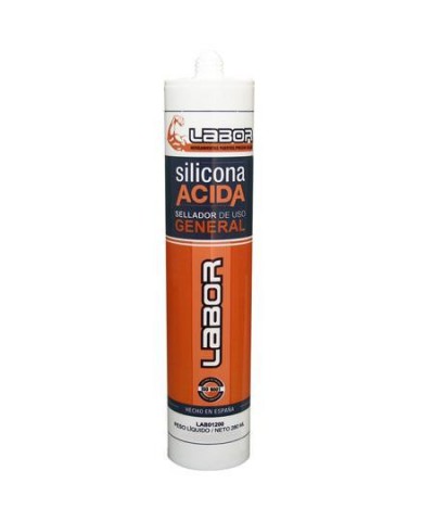 Sellador Silicona  280ml Transparente `labor`