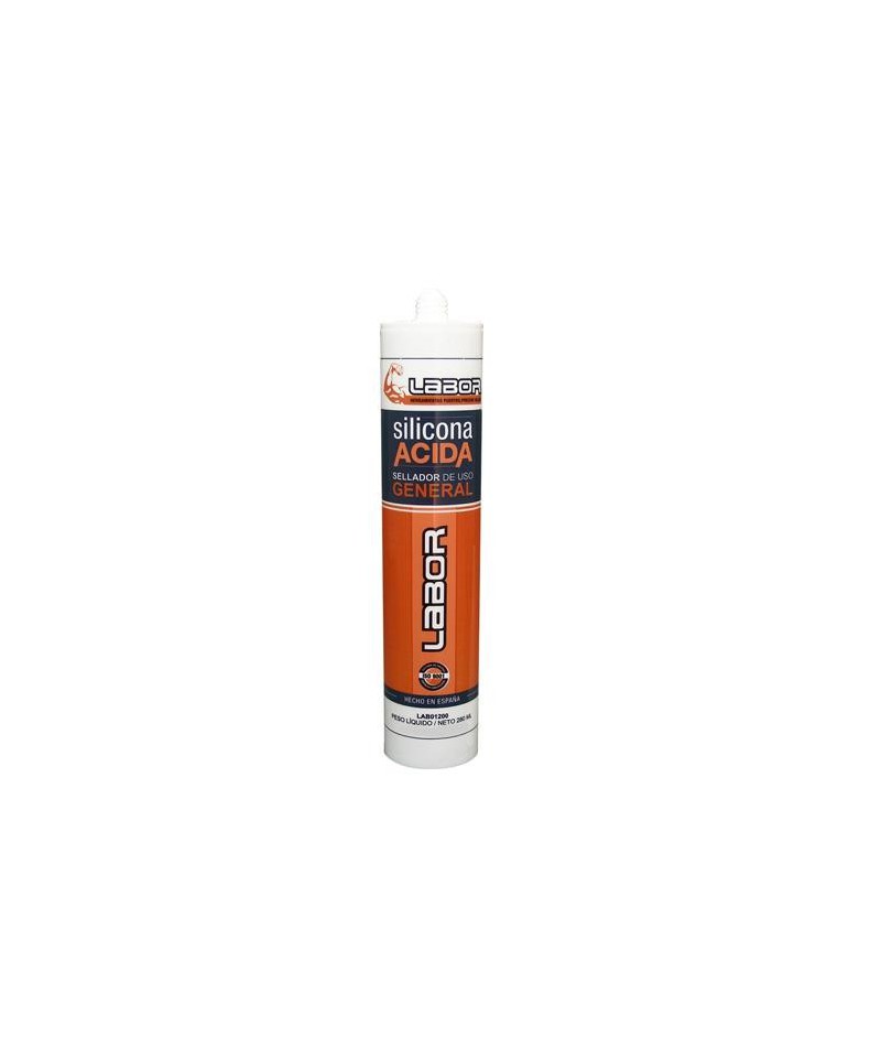 Sellador Silicona  280ml Transparente `labor`