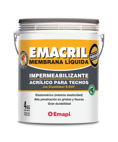 Emacril Teja Sin Fibra 4 Lts. Emapi