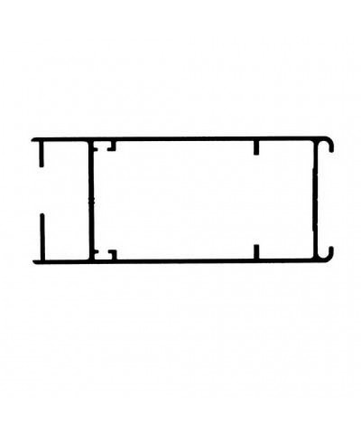 Perfil 5411 Parante Puerta 36 Mm Blanco Brillante - 5.925 Kg