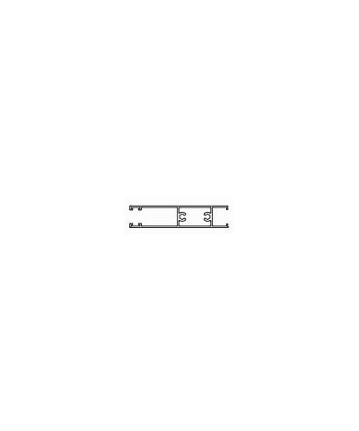 Perfil Aw 224 Travesaño Hoja Puerta Corrediza Blanco Brillante - 5.81 Kg