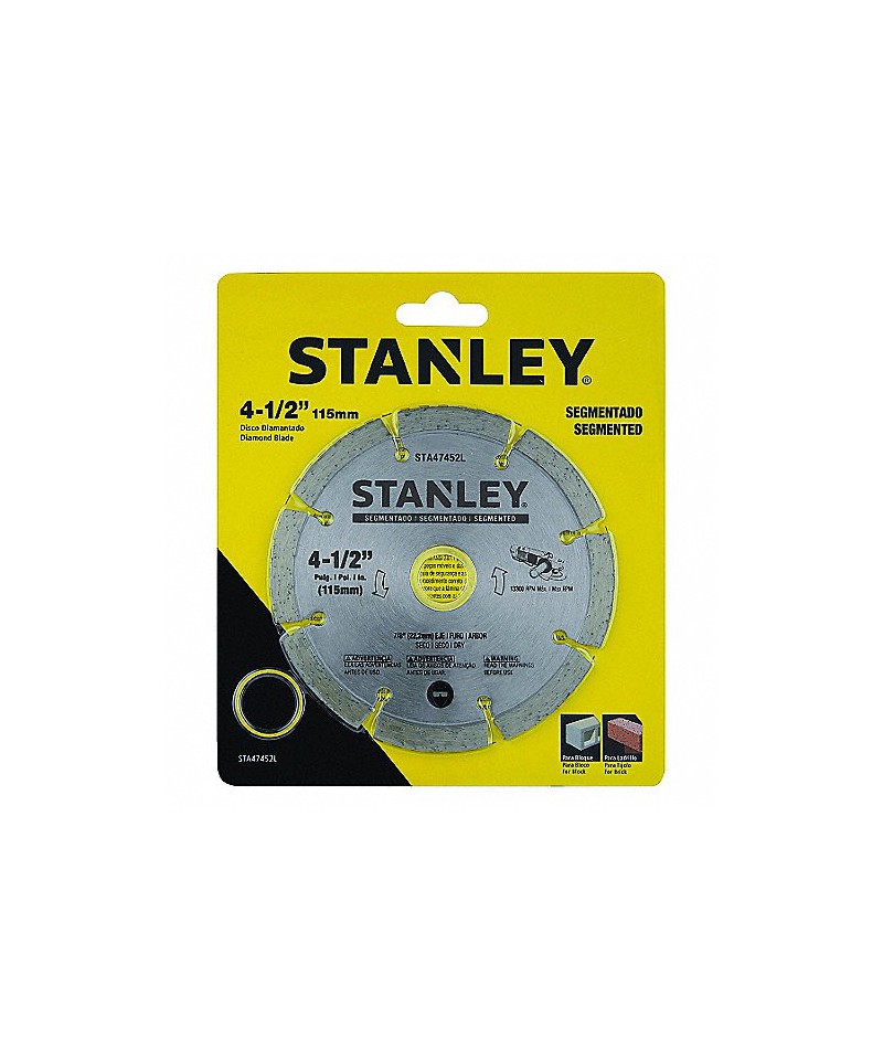 Disco Diamantado Segmentado 115 Mm `satanley`