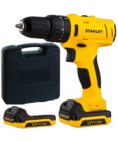 Taladro Sch12s2k Percutor Inalambrico 12 V + Kit `stanley`