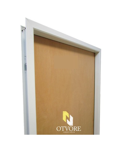 Puerta Placa Bay Marco De Aluminio 0.70 X 2.00 Izquierda