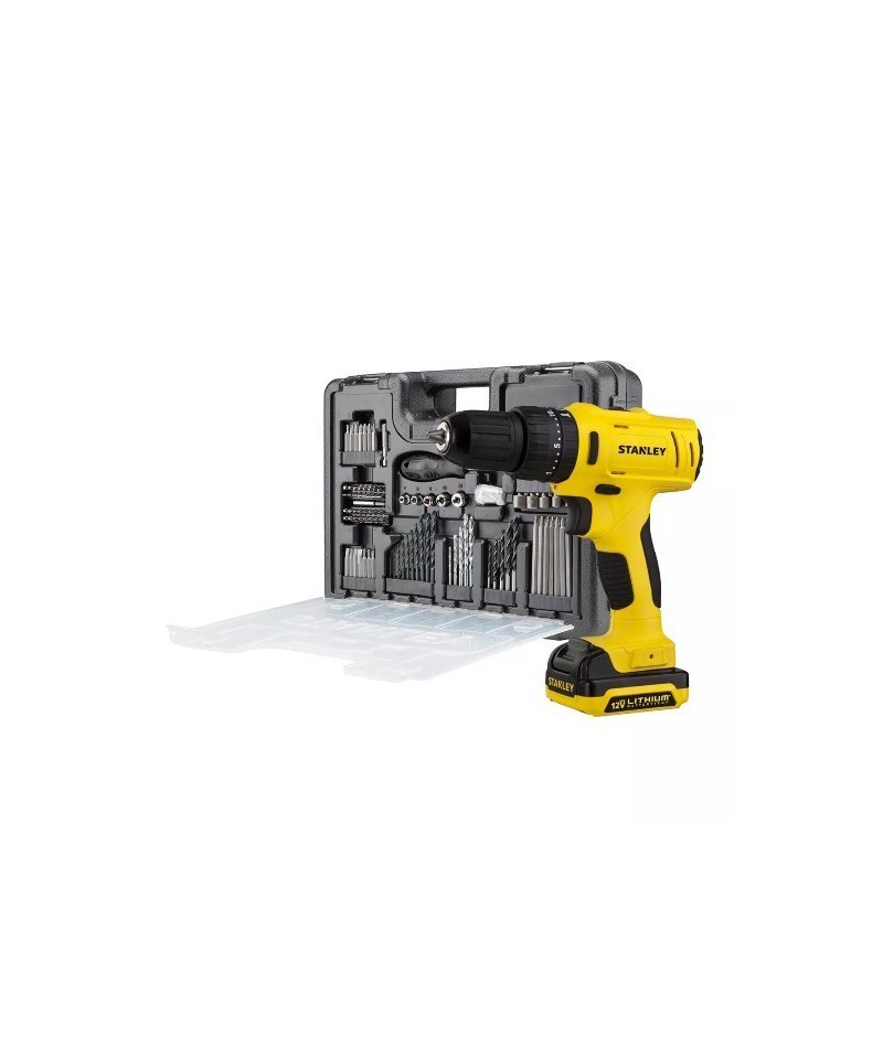 Taladro Sch12s2ka Percutor Inalambrico 12 V + Kit `stanley`