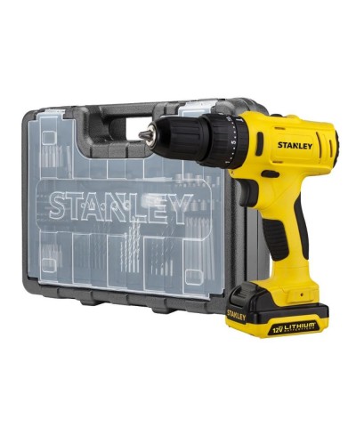 Taladro Sch12s2ka Percutor Inalambrico 12 V + Kit `stanley`