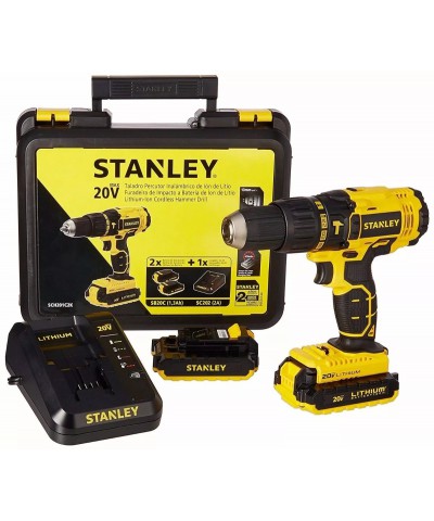Taladro Sch201c2k Percutor Inalambrico 12 V + Kit `stanley`
