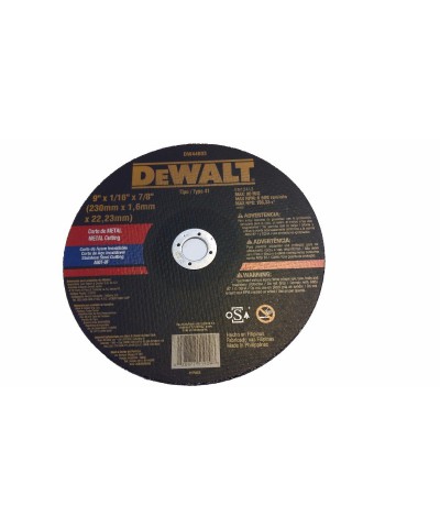 Disco De  Corte 230 X 1.60 Mm   `dewalt`
