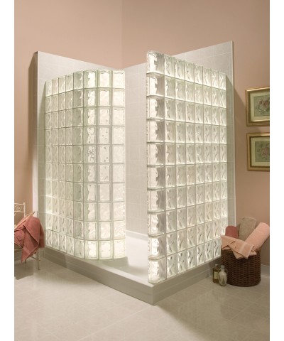 Ladrillo De Vidrio Nube 19x19x8