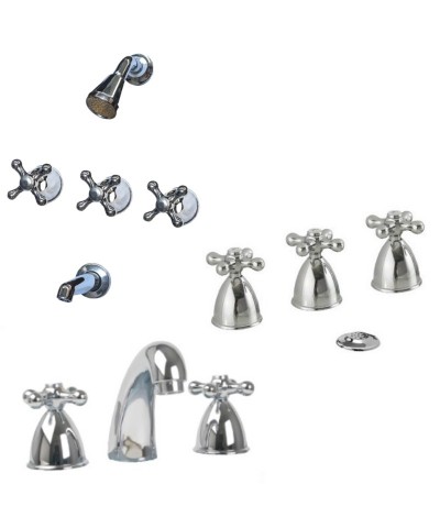 Kit Griferia Casandra Lavatorio+ducha+bidet  ``delta``