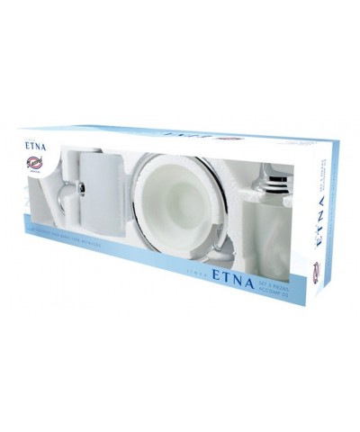 Set X5 Piezas Etna (percha, Aro Toallero, P/rollo, Jabonera, Vaso Cepillo)