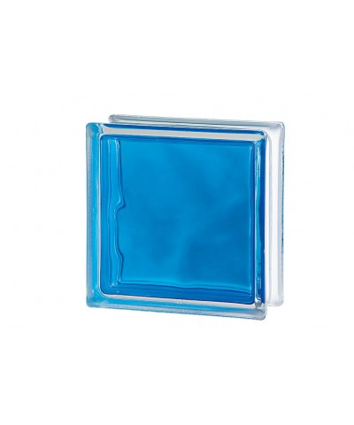 Ladrillo De Vidrio Nube Azul Francia 19x19x8