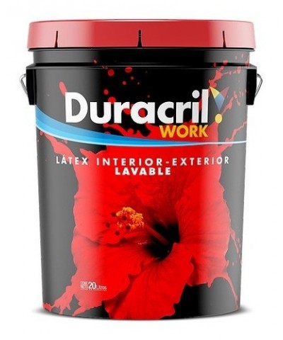 Duracril Latex Work Interior-exterior  20 Lts