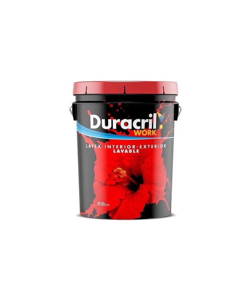 Duracril Latex Work Interior-exterior  20 Lts