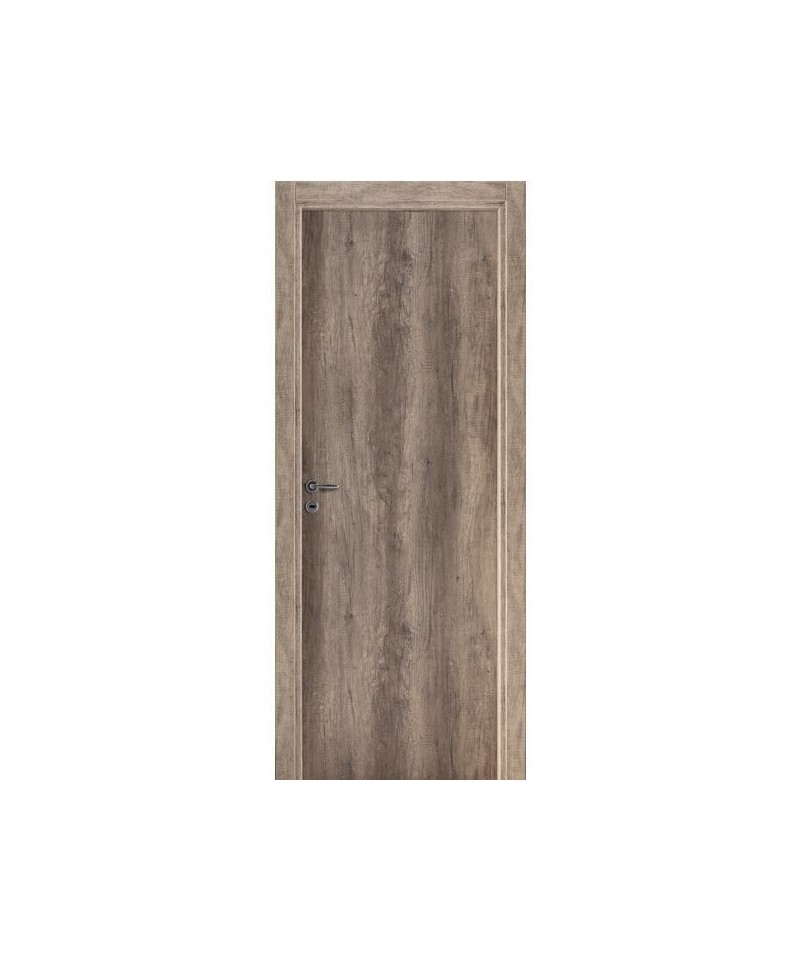 Puerta Placa Tekstura (l) Sc Nogal  Mm 70 10 Izq  `oblak`