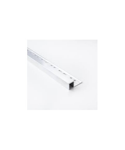 Omega  Aluminio 10x10 Mm Cromo Brillante 2500mm