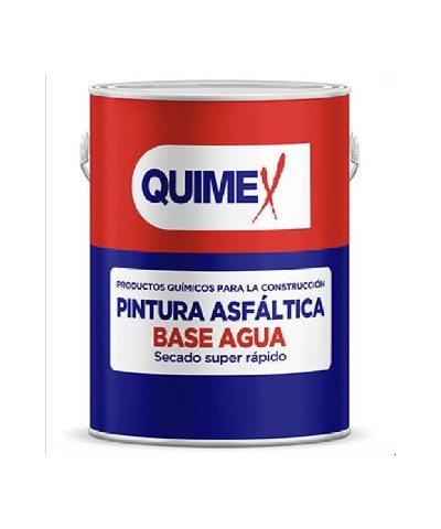 PINTURA ASFALTICA ACUOSA X 1 LT "QUIMEX"