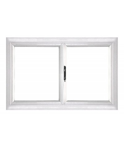 VENTANA CORREDIZA PVC BLANCA STD 1.00 X 0.90 VIDRIO 4MM "FG"