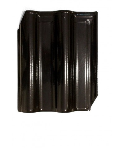 TEJA GALIA NEGRO BRILLANTE 8.8  X M2 `CERRO NEGRO`