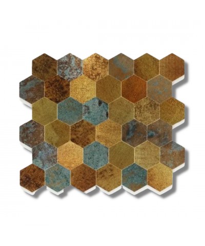 HEXAGON RUSTY  30 X 30 CM
